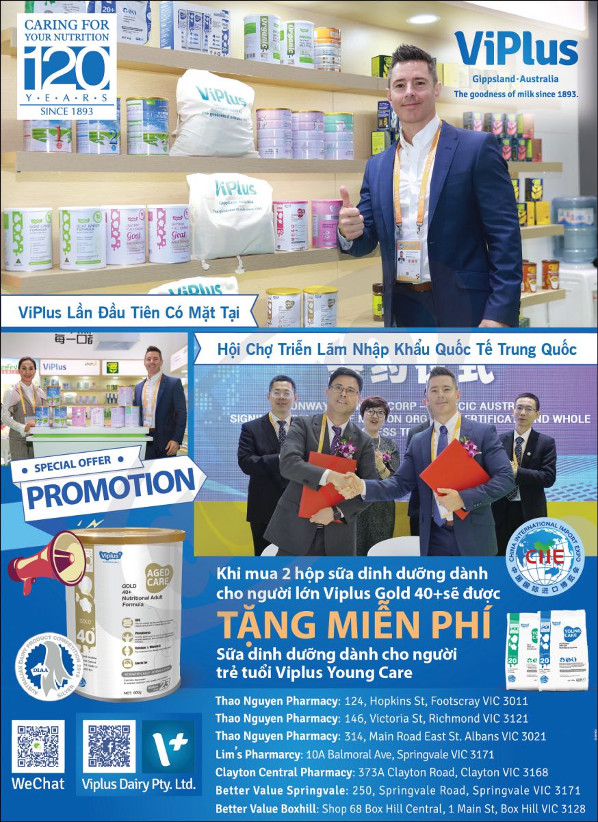 Sữa bột dinh dưỡng Viplus lần đầu có mặt tại hội trợ triển lãm Trung Quốc