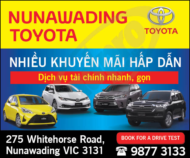 Nunawading Toyota đang có chương trình khuyến mãi siêu hấp dẫn cho các dòng xe mới