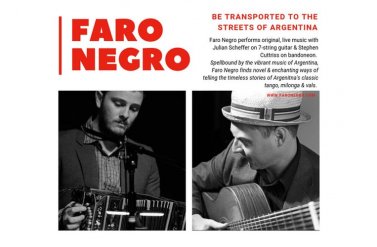 Thưởng thức chương trình nhạc sống: Hòa mình vào Thế Giới Âm nhạc cùng Faro Negro