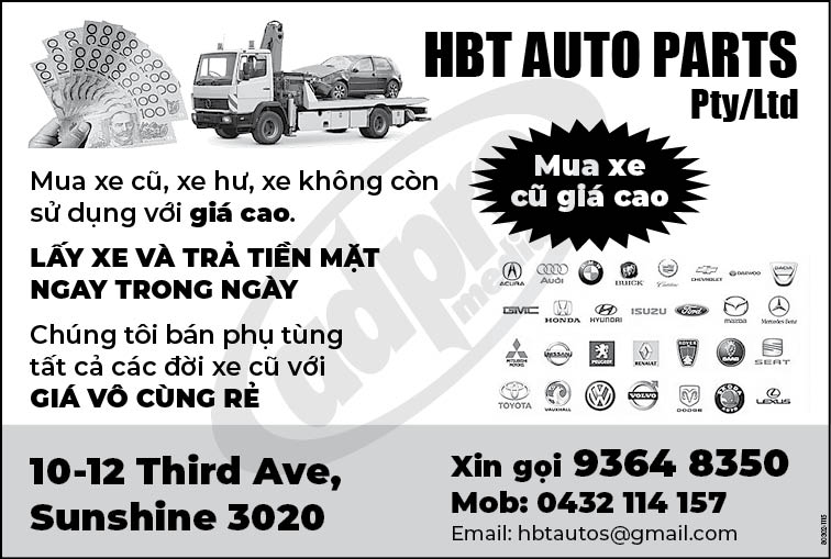 HBT Auto Parts P/L
