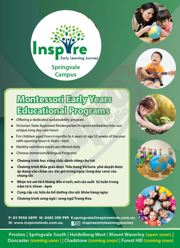 Inspire Early Learning Journey