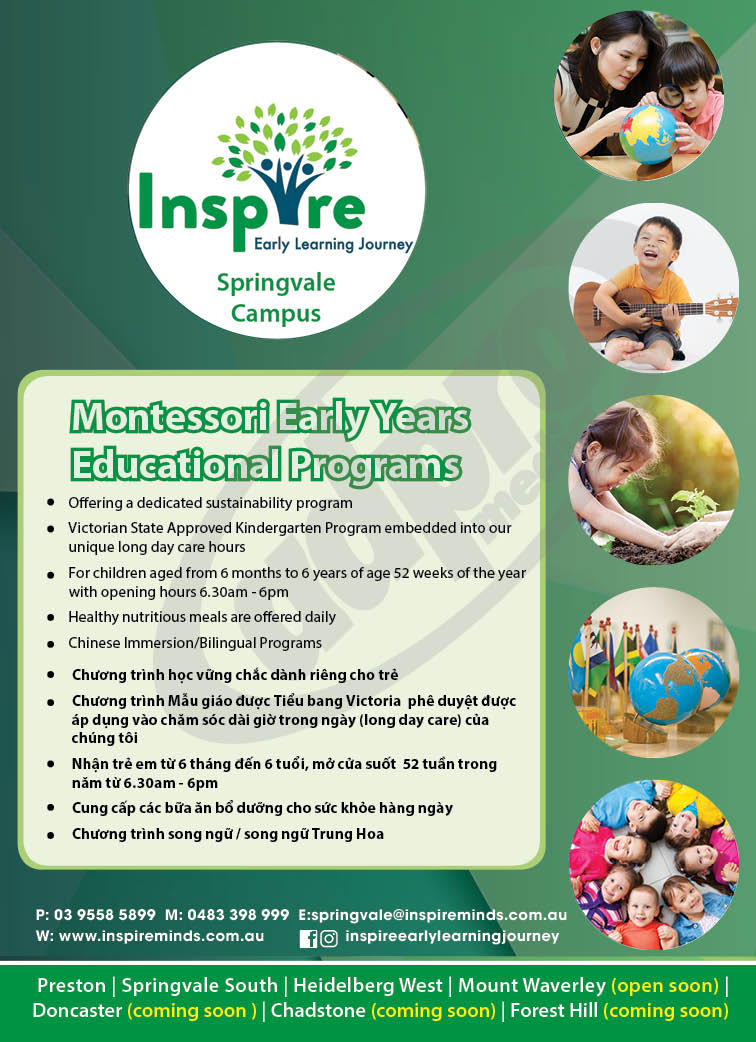 Inspire Early Learning Journey