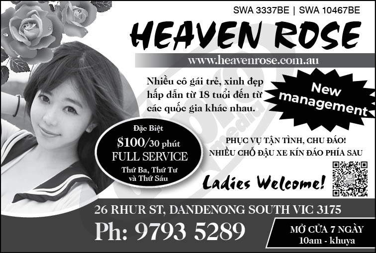 Heaven Rose Dịch vụ người lớn tốt nhất tại Dandenong South, Melbourne