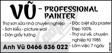 Vũ - Thợ sơn nhà chuyên nghiệp