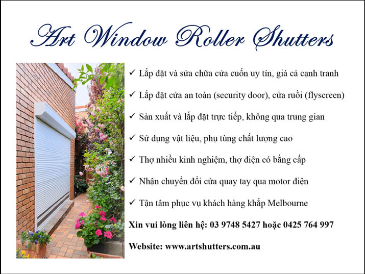 Art Window Roller Shutters