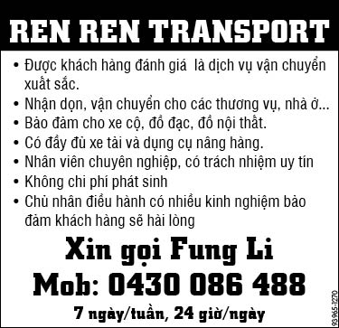 Ren Ren Transport (People's Removal Pty Ltd)