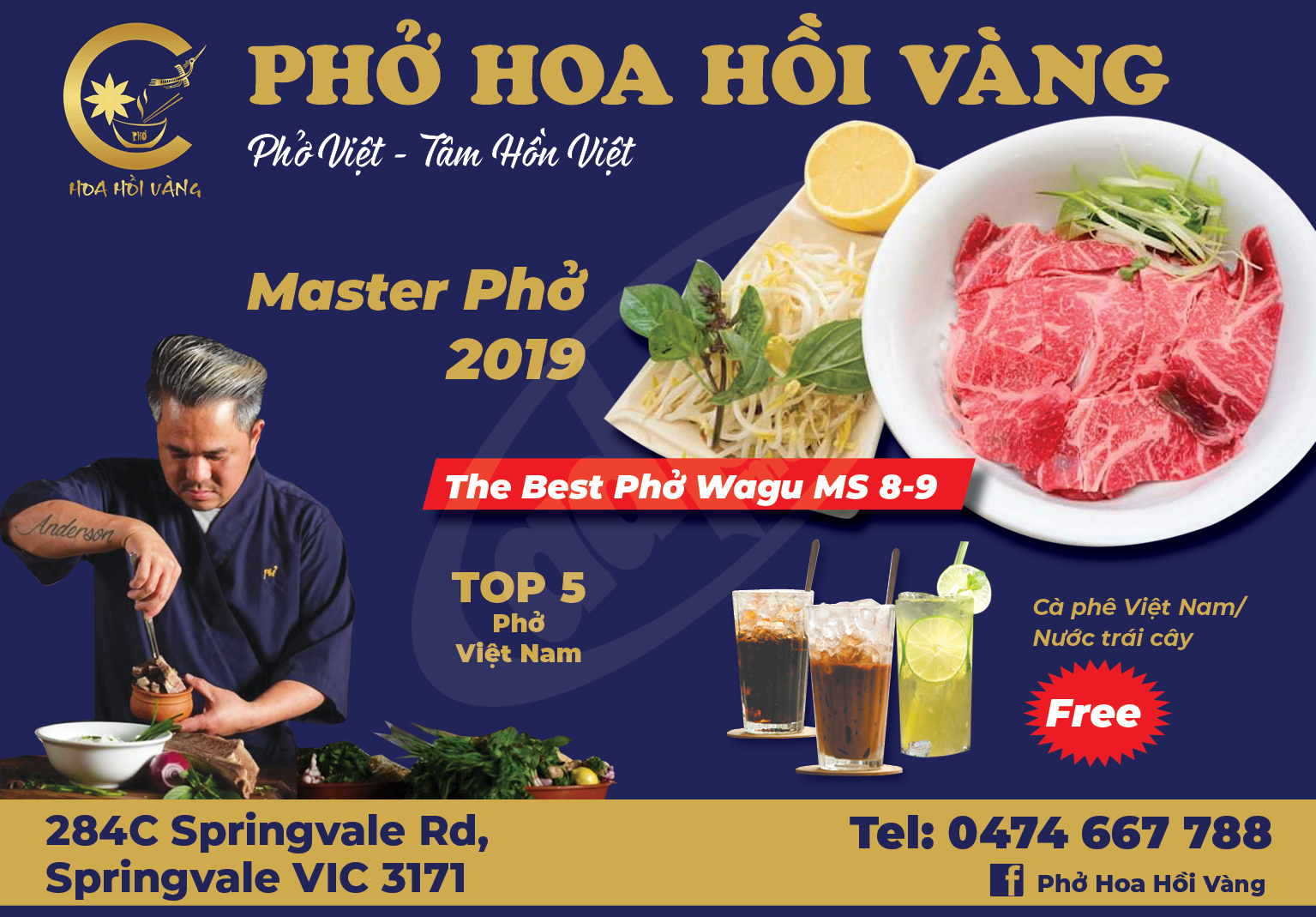 Phở Hoa Hồi Vàng