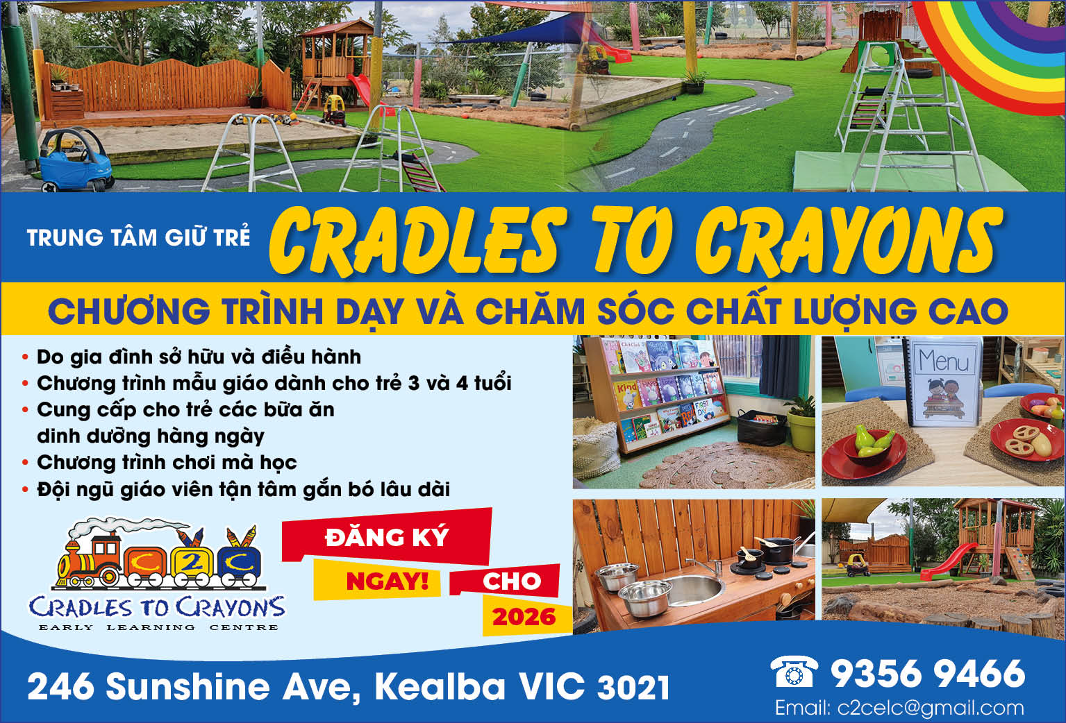 Trung tâm giữ trẻ Cradles To Crayons