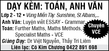 Dạy kèm Toán Anh Văn
