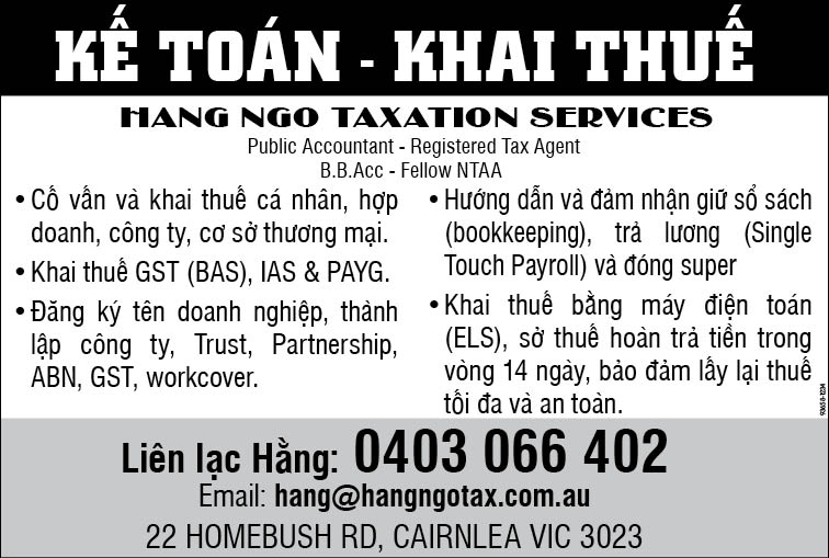 Hang Ngo Taxation Services