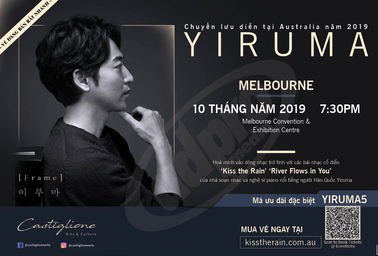 Yiruma Concert Australia Tour 2019 – Âm nhạc tốt nhất tại Melbourne