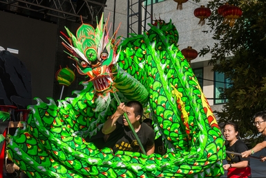 Lễ hội chào đón Năm mới Âm lịch tại chợ Hawkers' Bazaar